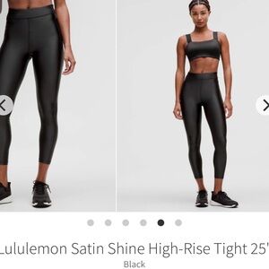 Lululemon Satin Shine Leggings